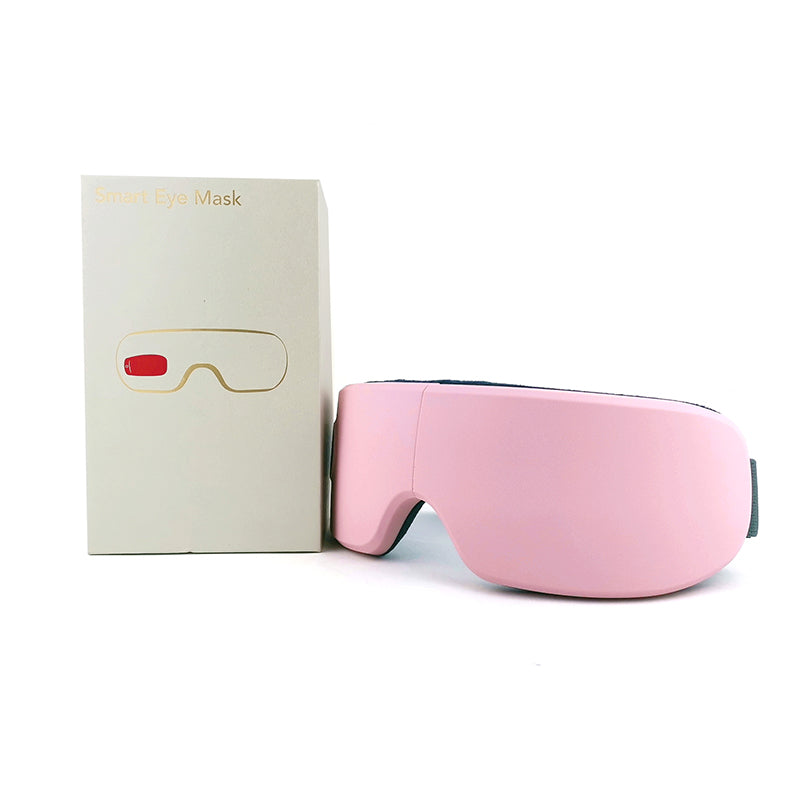 Värmemask med 4 st värme lägen, du har även inbyggda högtalare för den perfekta avkopplingen. På bilden visas en rosa inklusive kartongen